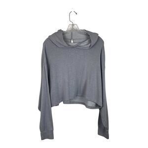 FABLETICS Grey Cropped Pulloverr Sweatshirt-Women’s Size Small